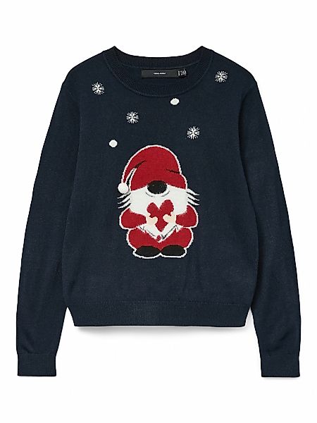 Vero Moda Weihnachtspullover "VMCUTE LS O-NECK PULLOVER XMAS BOX" günstig online kaufen
