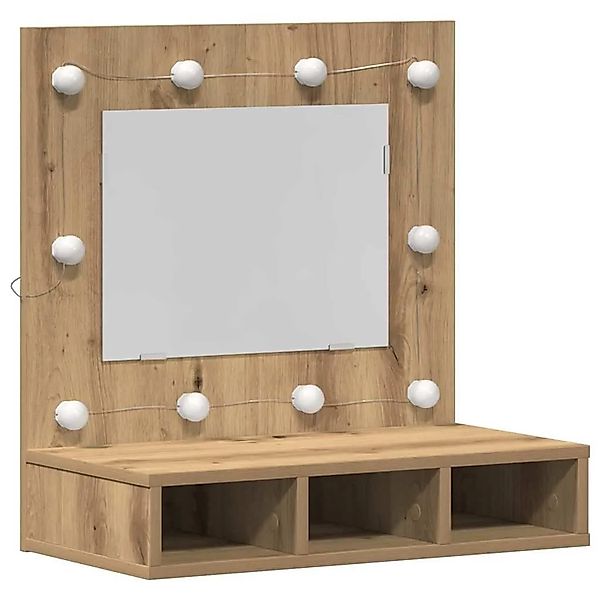 vidaXL Spiegelschrank Artisan-Eiche 62 x 31,5 x 62 cm Holzwerkstoff 873881 günstig online kaufen
