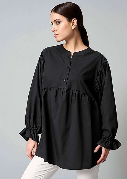 Alba Moda Schlupfbluse Popelinebluse mit Stehkragen günstig online kaufen