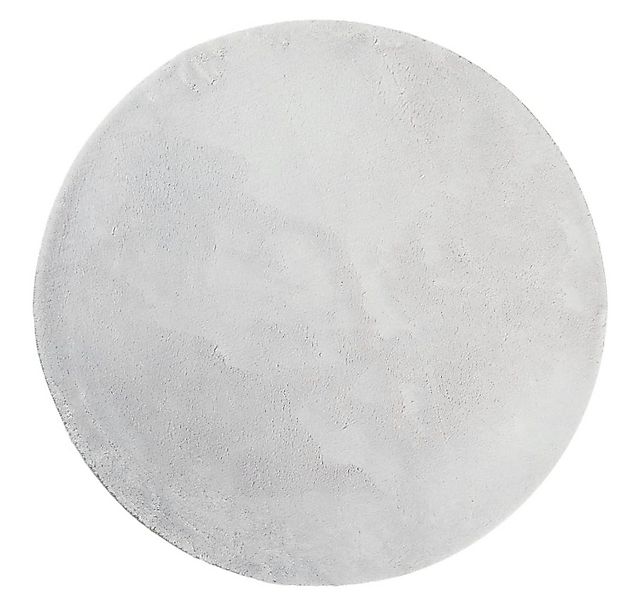 vidaXL Teppich Teppich HUARTE Kurzflor Weich und Waschbar Grau Ø 80 cm, Run günstig online kaufen