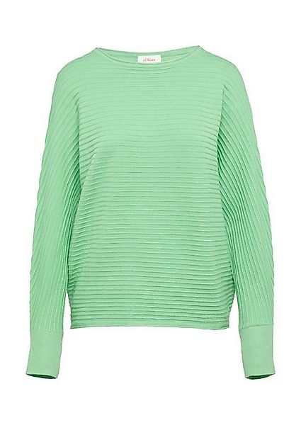 s.Oliver Strickpullover Casual (1-tlg) Fledermausärmel, U-Boot-Ausschnitt, günstig online kaufen