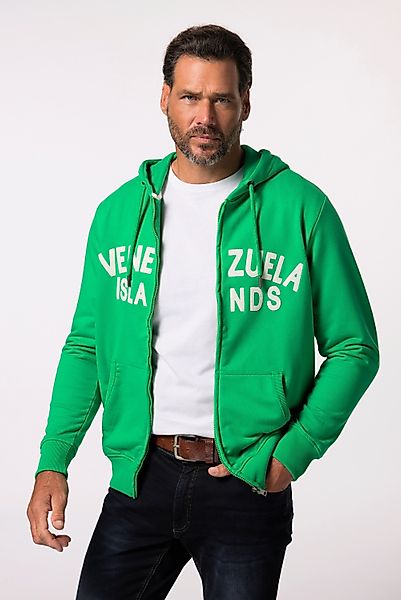 JP1880 Fleecejacke Hoodie-Jacke Sweat Badges Kapuze günstig online kaufen