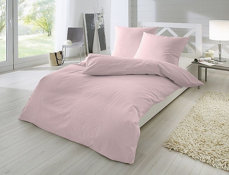 Giantore Bettwäsche Biberbettwäsche in rosa, kuschelig günstig online kaufen