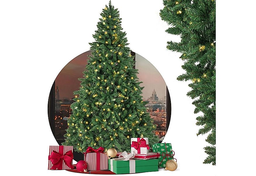 Vankel Künstlicher Weihnachtsbaum tannenbaum mit beleuchtung schmuck mit li günstig online kaufen