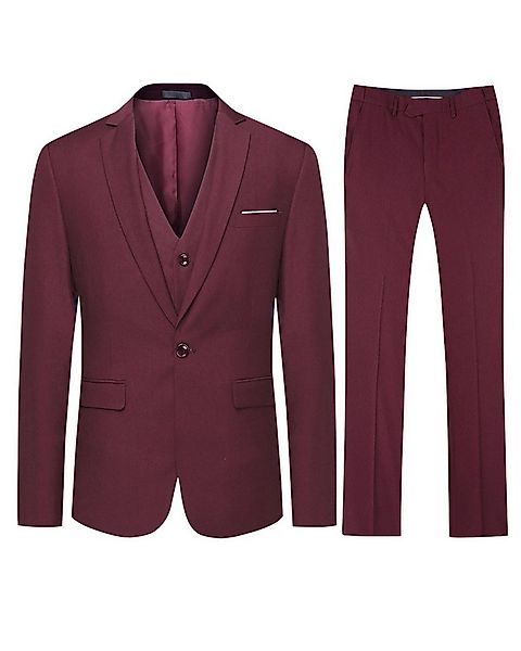 Allthemen Anzug (3 tlg) Slim Fit Herrenanzug für Business günstig online kaufen