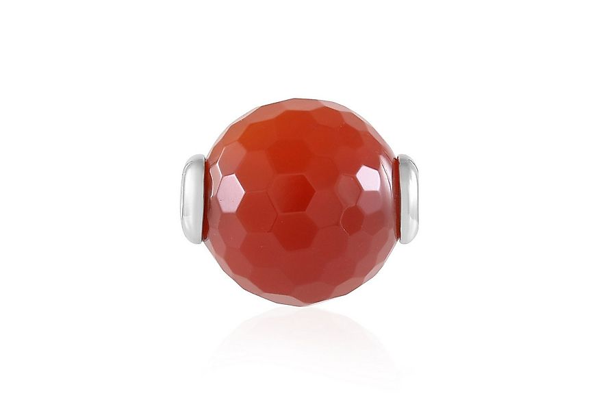 Cavill Kettenanhänger Roter Onyx-Anhänger 23,12 ct rund, facettiert, 925 Si günstig online kaufen