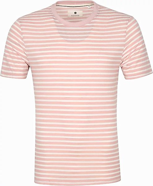 Anerkjendt T-shirt Akrod Streifen Rosa - Größe XL günstig online kaufen