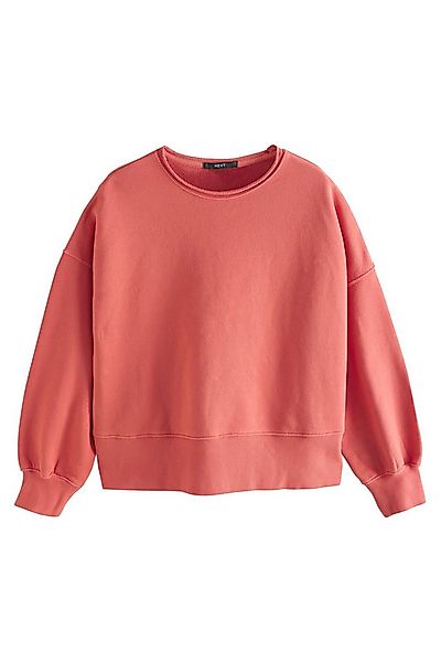 Next Sweater Sweatshirts mit fransigem Saum 100 % Baumwolle (1-tlg) günstig online kaufen