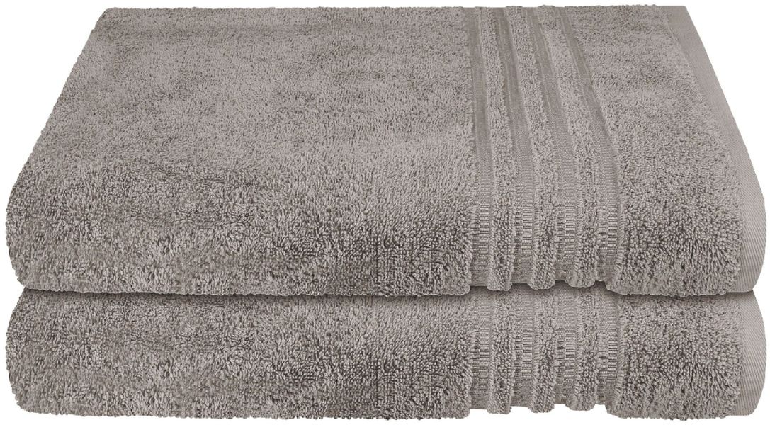 Schiesser Duschtücher "Milano aus 100% Baumwolle mit eleganter Bordüre in H günstig online kaufen