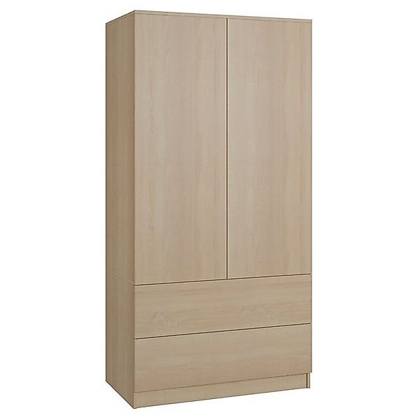 Beautysofa Kleiderschrank Zweitüriger mit Schiebetüren LOOK Erhältlich mit günstig online kaufen