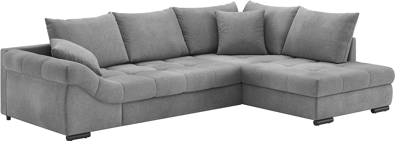 Mr. Couch Ecksofa "Allegro, L-Form", mit Hochschläfer-Bettauszug, wahlweise günstig online kaufen