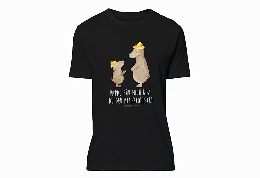 Mr. & Mrs. Panda T-Shirt Bären mit Hut - Schwarz - Geschenk, Jubiläum, Oma, günstig online kaufen