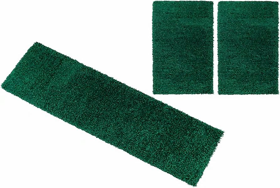 my home Bettumrandung »Shaggy 30«, (3 tlg.), gewebt, 2- oder 3-teilig, Bett günstig online kaufen