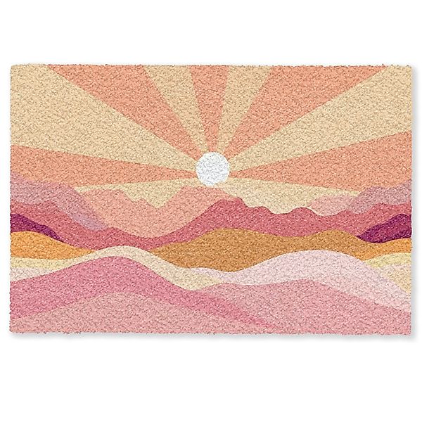 MuchoWow Fußmatte Berge - Abstrakt - günstig online kaufen