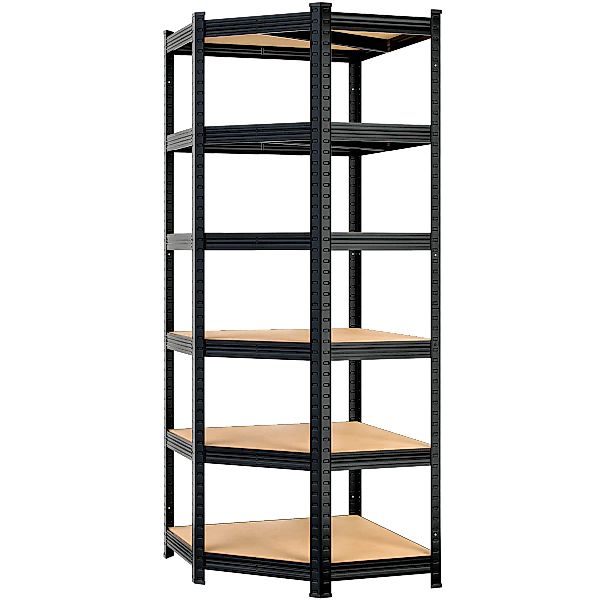 Schwerlasteckregal Premium Schwarz 180x70x40cm 875kg günstig online kaufen