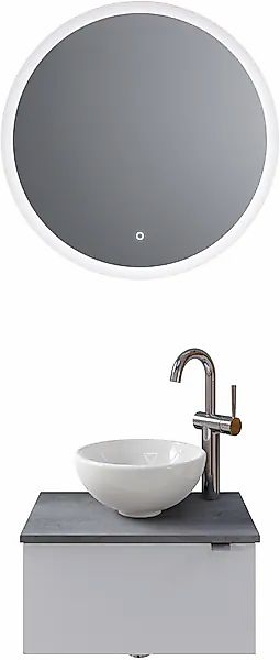 Saphir Badmöbel-Set »Serie 6915« 4 Stk. tlg. Gäste-Bad, mit LED-Spiegel und günstig online kaufen