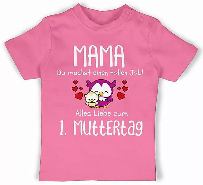 Shirtracer T-Shirt 1. Muttertag I Mama du machst einen tollen Job Muttertag günstig online kaufen