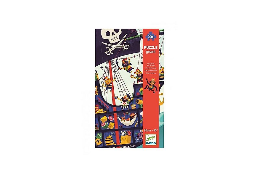 DJECO Puzzle DJ07129 Bodenpuzzle: Das Piratenschiff, Puzzleteile günstig online kaufen