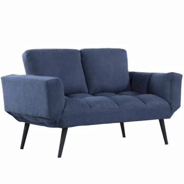 HOMCOM Schlafsofa als  2-Sitzer blau Gr. one size günstig online kaufen