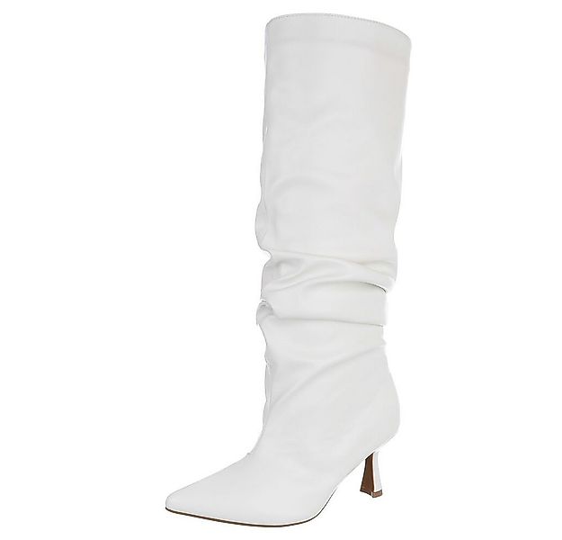 Ital-Design Moderne Slouch-Stiefel mit spitzer Zehenform für Damen Stiefel günstig online kaufen