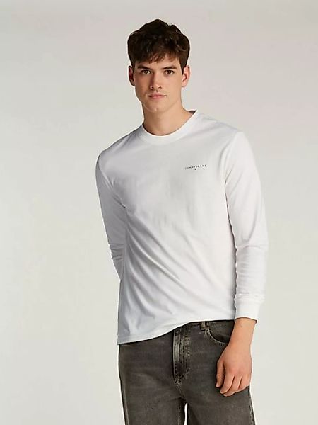 Tommy Jeans Langarmshirt TJM SLIM LINEAR CHEST LS TEE EXT in Unifarbe günstig online kaufen