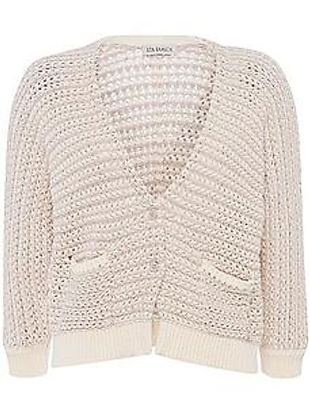 Strickjacke V-Ausschnitt Uta Raasch beige günstig online kaufen