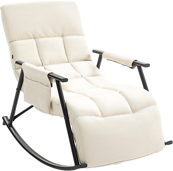 CLP Schaukelstuhl Cathy, Rückenlehne und Fußteil neigbar, mit Tasche günstig online kaufen