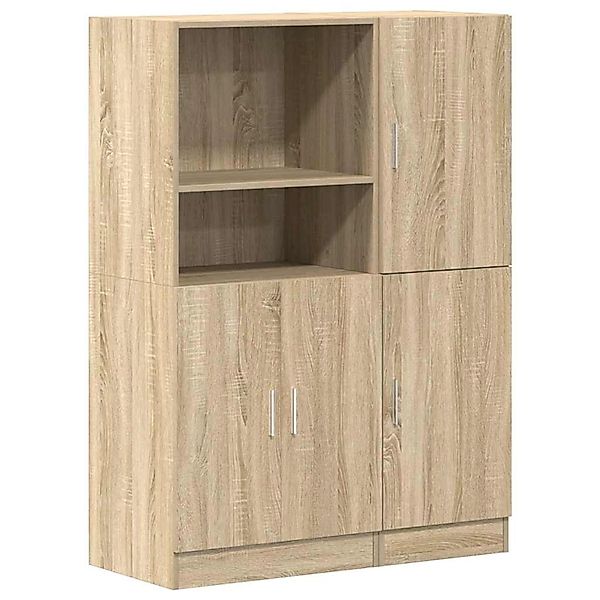 vidaXL 2-Tlg Küchenschrank-Set Sonoma-Eiche Holzwerkstoff 3324144 günstig online kaufen