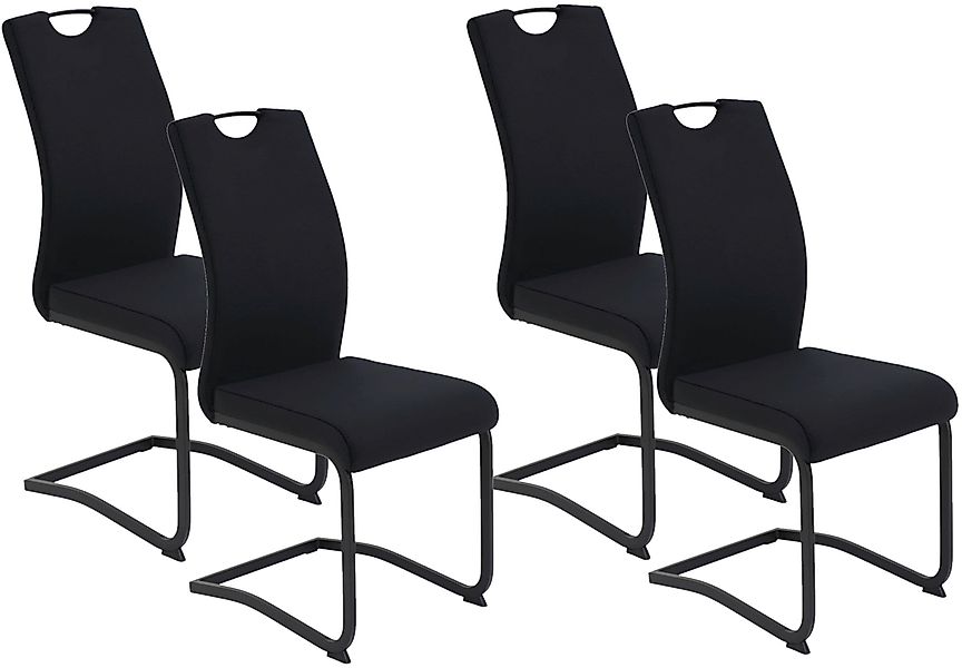 HELA Freischwinger »RIGA II« (Set) 4 Stk. Cord   Samt Freischwinger,Vierkan günstig online kaufen