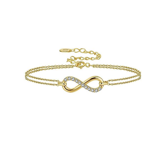 Suzan Gold Silberarmband Suzan Gold® Vergoldetes Damen Armband aus 925 Silb günstig online kaufen