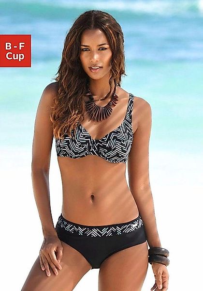 LASCANA Bügel-Bikini im grafischen Druckdesign günstig online kaufen