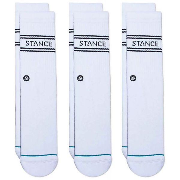 Stance Basic Crew Socken 3 Paare EU 35-37 White günstig online kaufen