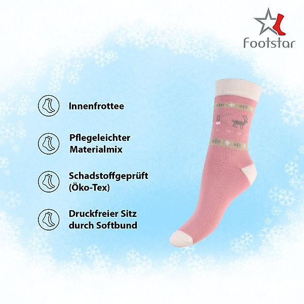 Footstar Thermosocken Damen Wintersocken (6 Paar) günstig online kaufen