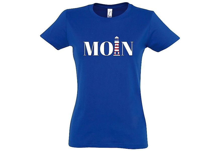 Youth Designz T-Shirt Moin Leuchtturm Damen Shirt mit Trendigem Frontdruck günstig online kaufen