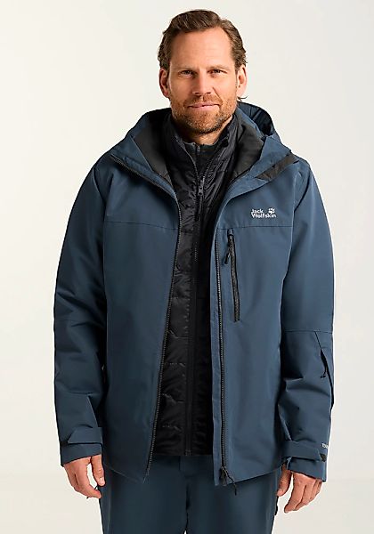 Jack Wolfskin Skijacke "FLOWLINE 3IN1 JKT M", mit Kapuze günstig online kaufen