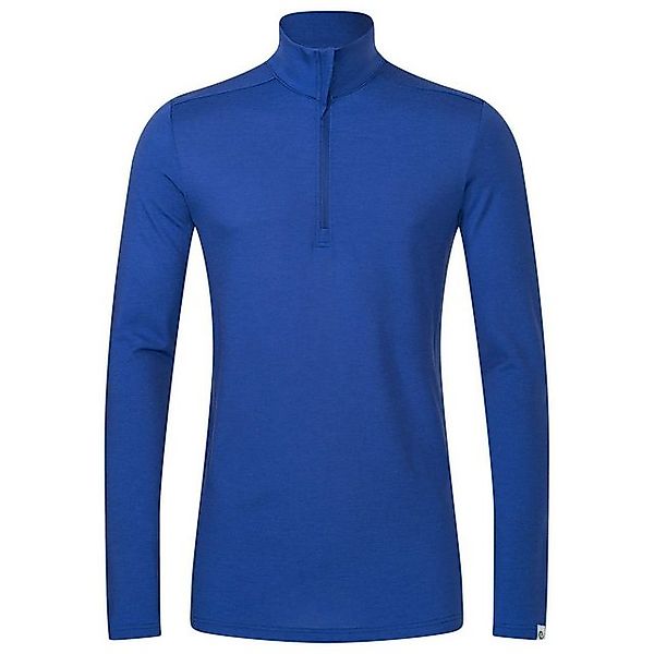 Kaipara - Merino Sportswear Langarmshirt Merino Zip-Neck Herren Slimfit 200 günstig online kaufen