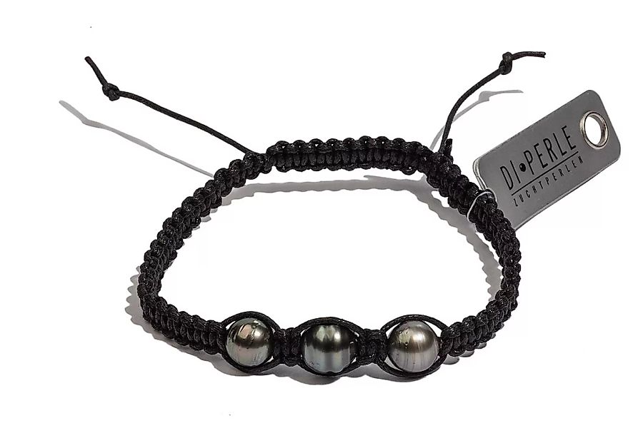 DI PERLE Perlenarmband "Damen Perlenschmuck Tahiti Perlen Armband (21 cm)", günstig online kaufen