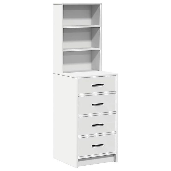 vidaXL Highboard mit Schubladen Weiß 40 x 41 x 135 cm Holzwerkstoff 865046 günstig online kaufen