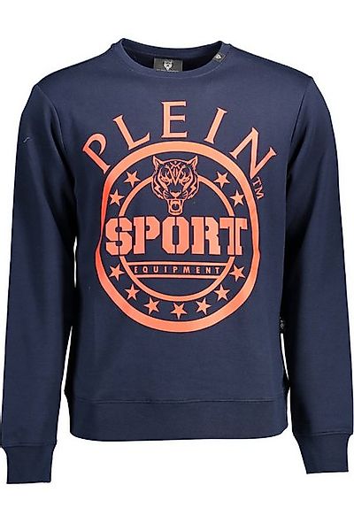 PLEIN SPORT Sweatshirt Herren Langarm-Pullover Blau: Stylisches Sweatshirt günstig online kaufen