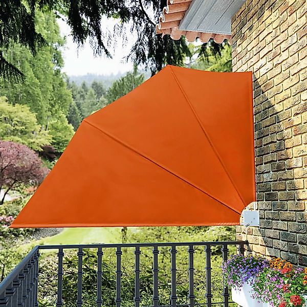 furnicato Markise Faltbarer Balkonfächer Terracotta-Rot 160×240 günstig online kaufen