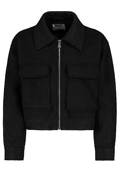 SUBLEVEL Hemdjacke Damen Kurzjacke Hemdjacke Umlegekragen, günstig online kaufen