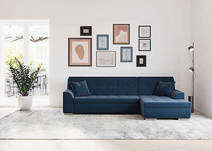 DOMO collection Ecksofa »Treviso viele Bezüge, auch in Cord, L-Form, B/T/H: günstig online kaufen