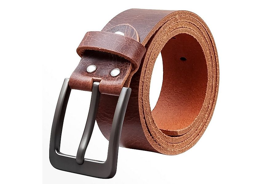 COLOGNEBELT Ledergürtel OM565-RL-Dunkelbraun MADE IN GERMANY, Dunkelbraun K günstig online kaufen