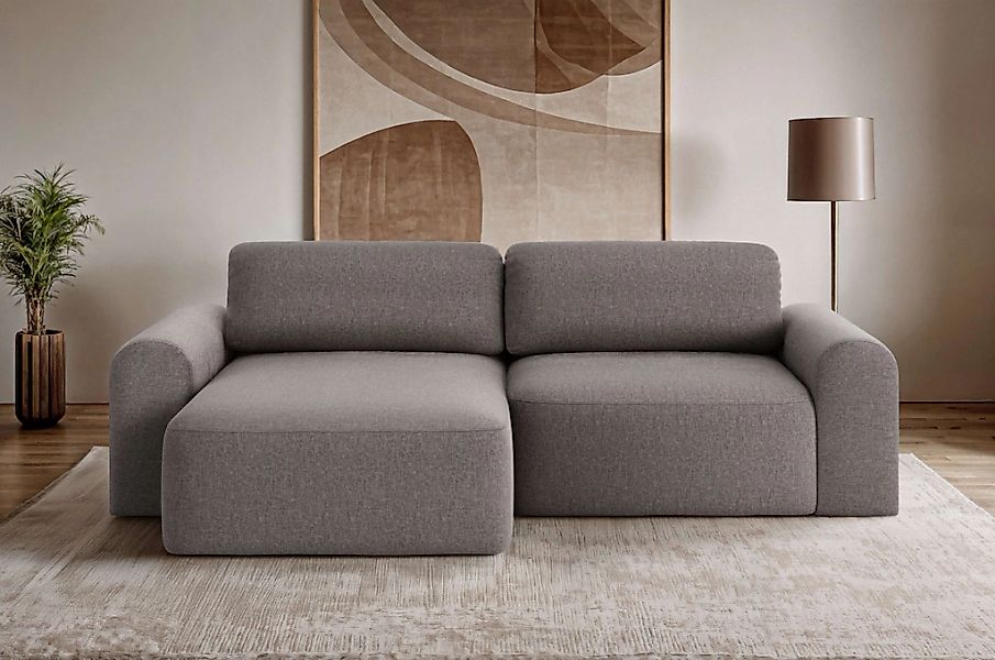 OTTO home Ecksofa "LEOO universell Schlafsofa mit Bettkasten, Maße B/T/H: 2 günstig online kaufen