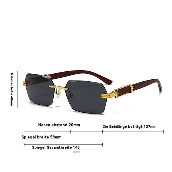 BUMHUM Sonnenbrille Sonnenbrille mit holzgemustertem Design, günstig online kaufen