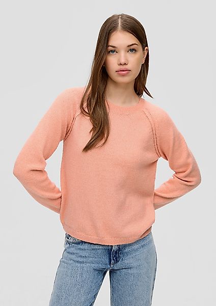 QS Longpullover Strickpullover Strickpullover mit Rollsaum günstig online kaufen