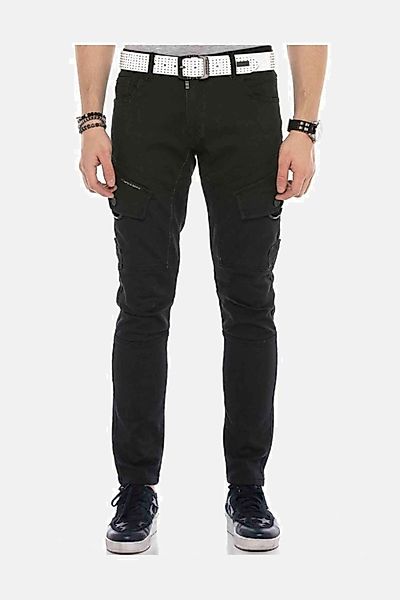 Cipo & Baxx Cargojeans "Jeans" mit schrägen Cargotaschen, CD566 günstig online kaufen