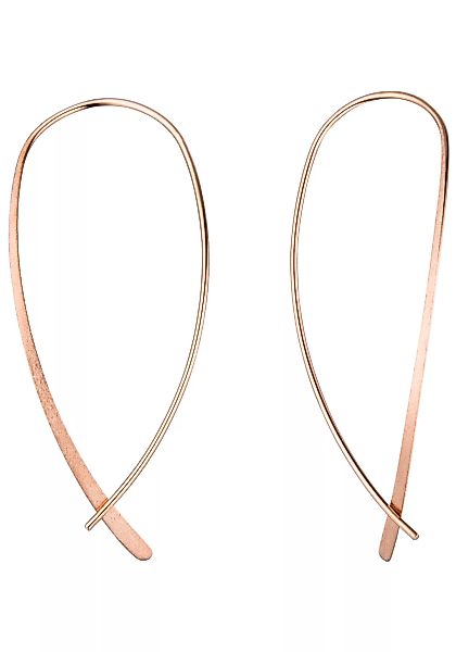 JOBO Paar Ohrhänger, 925 Silber roségold vergoldet günstig online kaufen