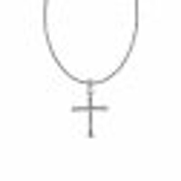 Halskette Silber 925 poliert mit Kreuz-Anhänger 55cm lang Königskette 2,2mm günstig online kaufen