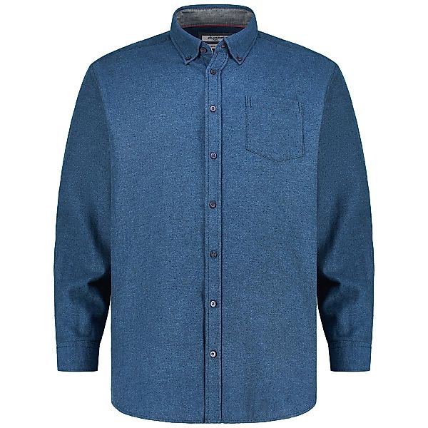 Pfundskerl Freizeithemd aus Baumwolle Farbe dunkelblau Größe: 5XL günstig online kaufen